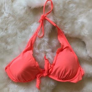 VICTORIA SECRET ruffle bikini top